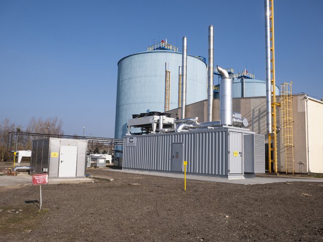 18. Agregat kogeneracyjny i stacja osuszania biogazu